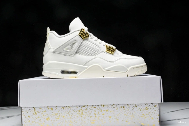 Rep MAX AQ9129-170 Jordan Retro Gold Metallic 4 0725